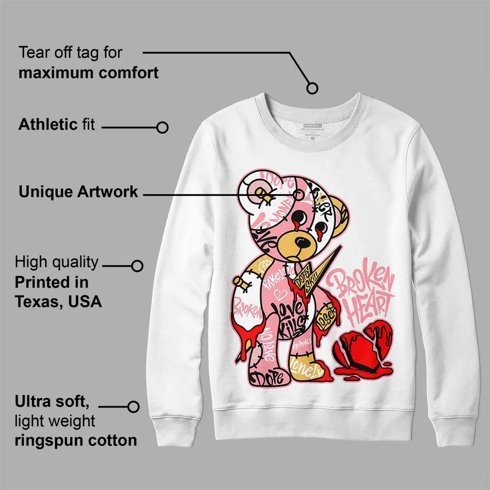 Red Stardust 3s DopeSkill Sweatshirt Broken Heart Graphic sold by DopeSkill product image thumbnail 3