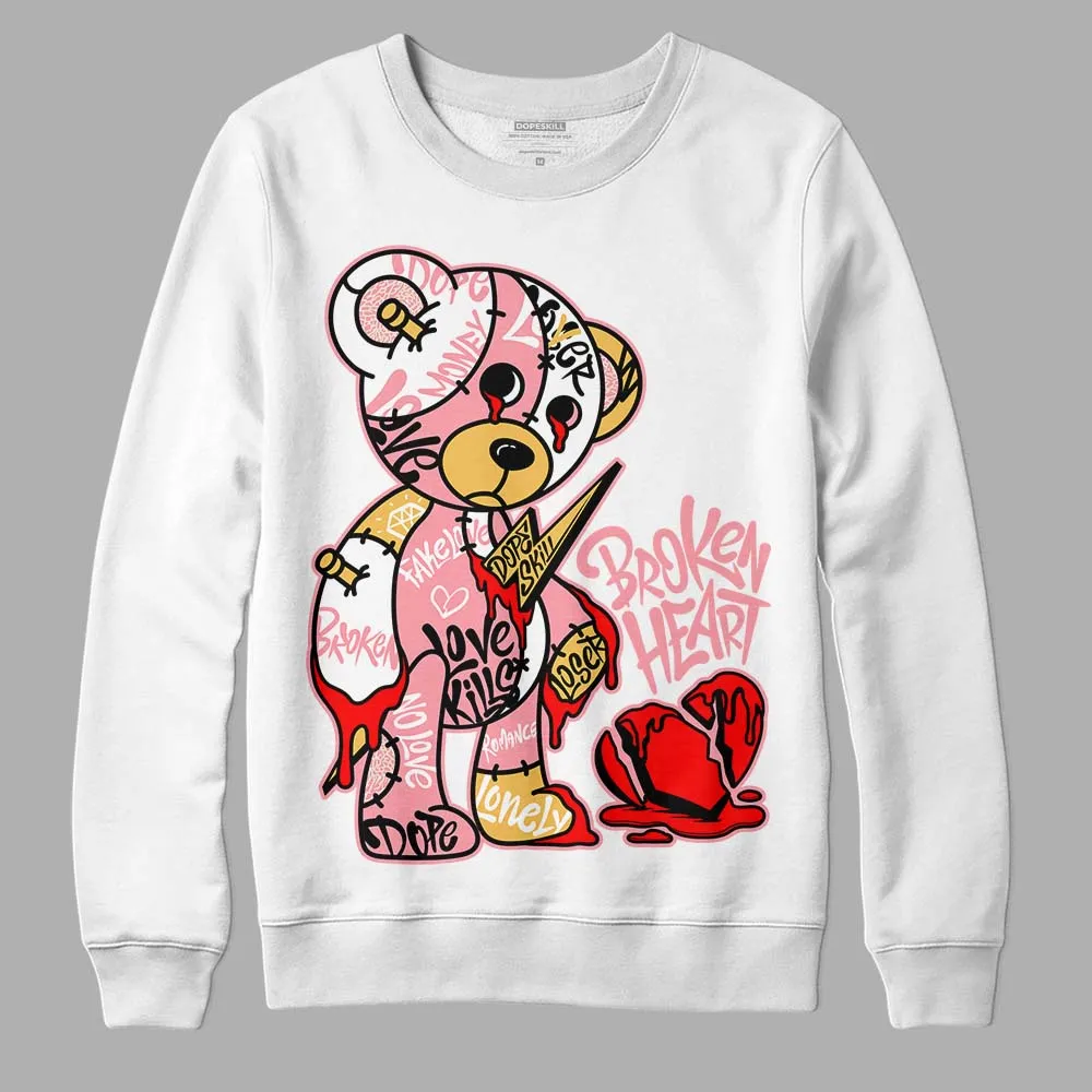Red Stardust 3s DopeSkill Sweatshirt Broken Heart Graphic sold by DopeSkill
