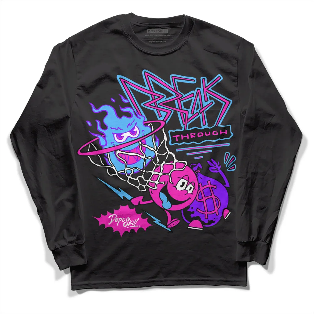 Dunk Active Fuchsia DopeSkill Long Sleeve T-Shirt Break Through Graphic sold by DopeSkill product image thumbnail 2