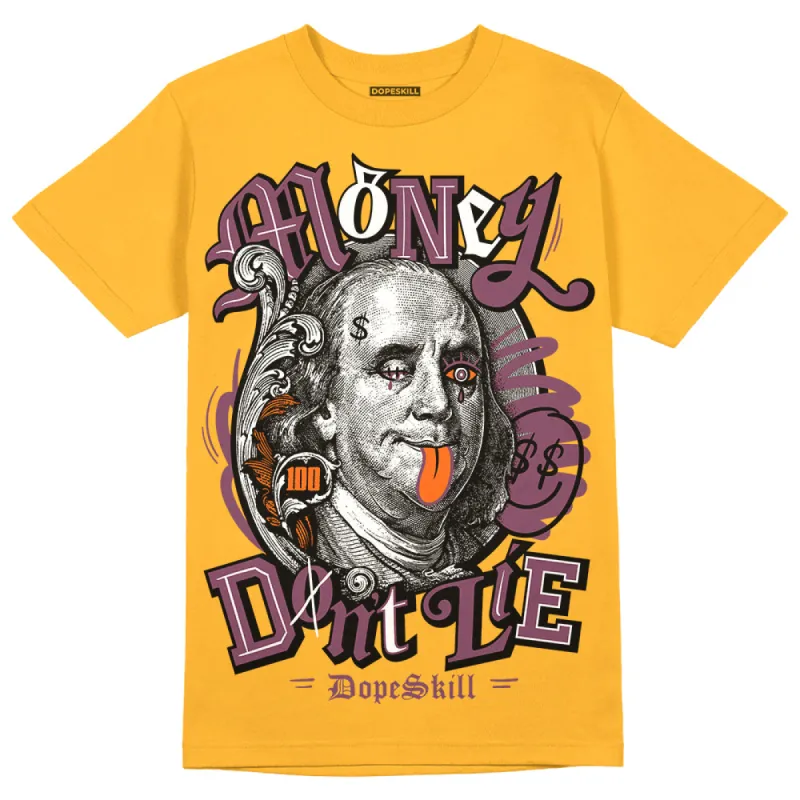 Brotherhood 1s High OG DopeSkill University Gold T-shirt Money Don't Lie Graphic sold by DopeSkill
