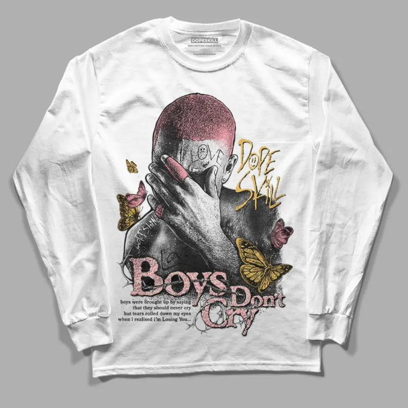 Red Stardust 3s DopeSkill Long Sleeve T-Shirt Boys Don't Cry Graphic sold by DopeSkill
