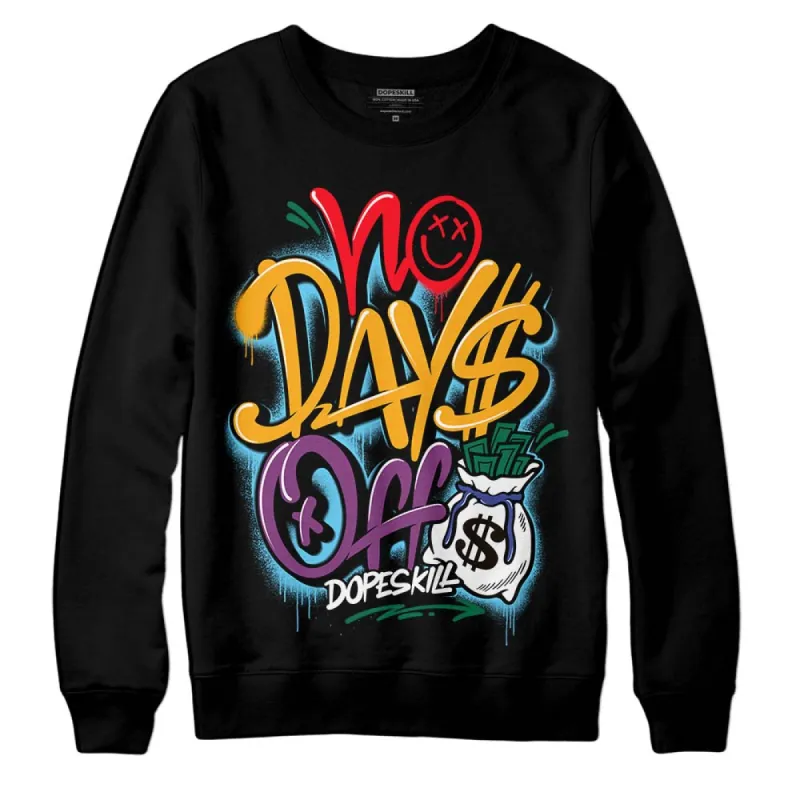 GS 'Six Championships' 1s DopeSkill Sweatshirt No Days Off Graphic sold by DopeSkill