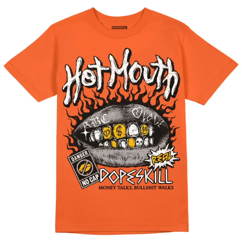 Georgia Peach 3s DopeSkill Orange T-shirt Hot Mouth Graphic sold by DopeSkill