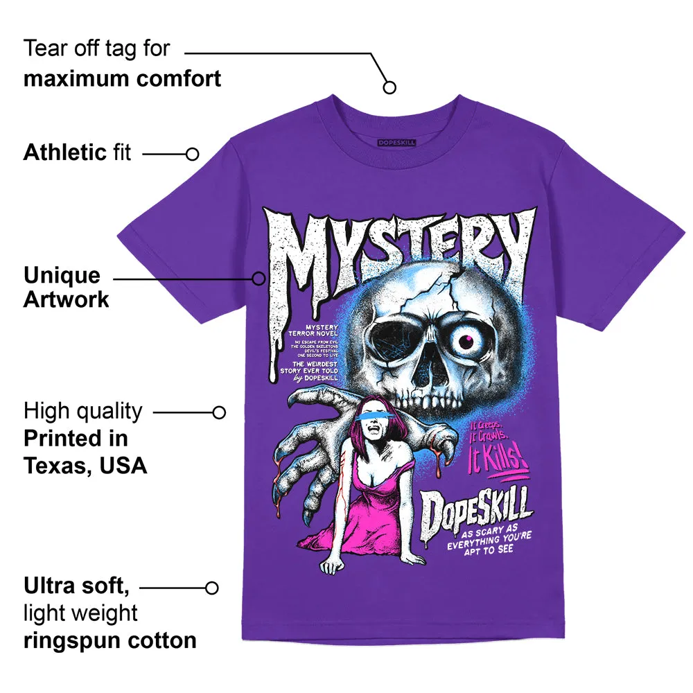 Dunk Purple Championship Court White DopeSkill Purple T-shirt Mystery Ghostly Grasp Graphic sold by DopeSkill product image thumbnail 2