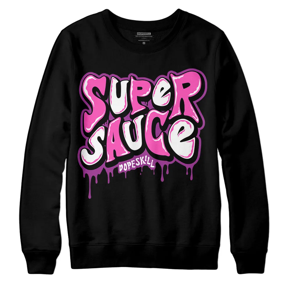 Hyper Violet 4s DopeSkill Sweatshirt Super Sauce Graphic sold by DopeSkill product image thumbnail 2