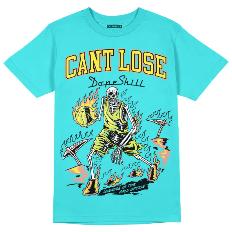 Cyan Burst 9060 DopeSkill Virtual Blue T-Shirt Cant Lose Graphic sold by DopeSkill