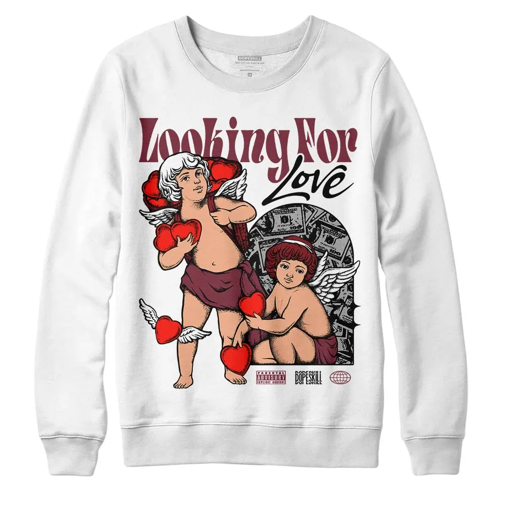 Team Red 1s DopeSkill Sweatshirt Looking For Love Graphic sold by DopeSkill