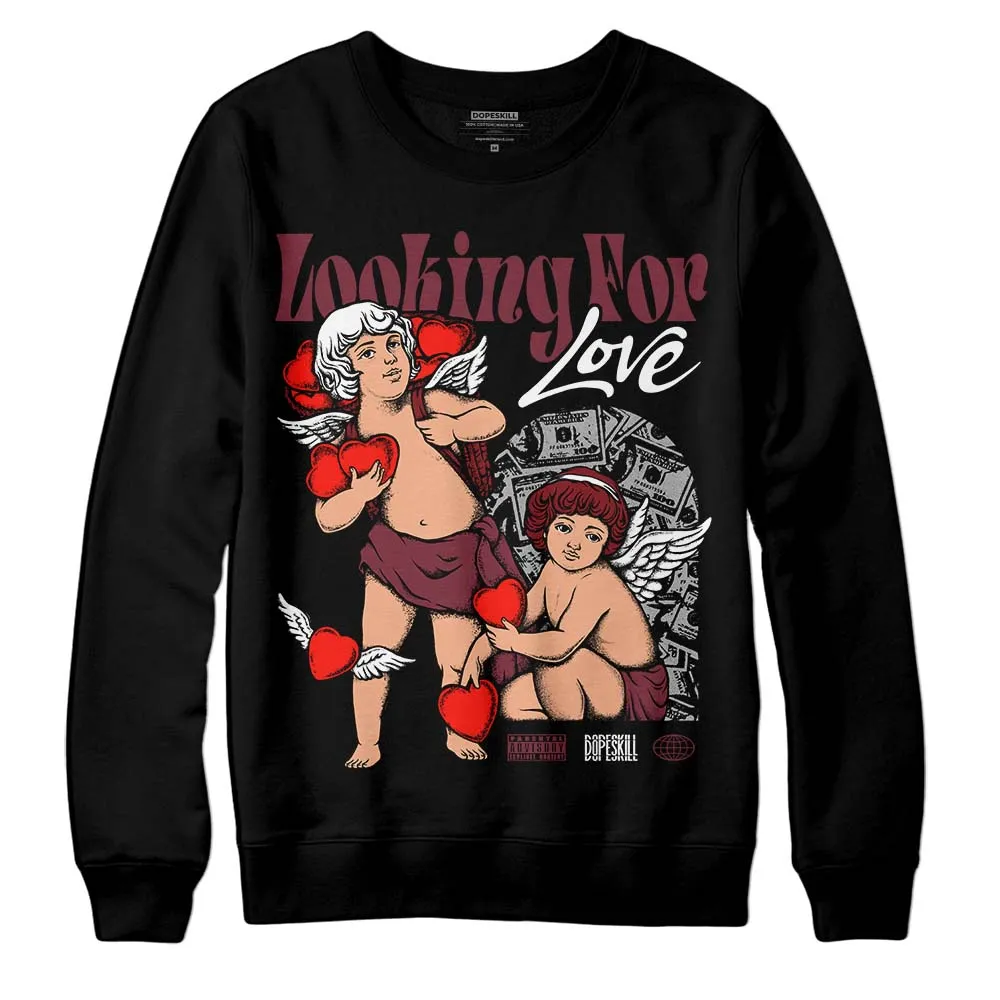 Team Red 1s DopeSkill Sweatshirt Looking For Love Graphic sold by DopeSkill product image thumbnail 2