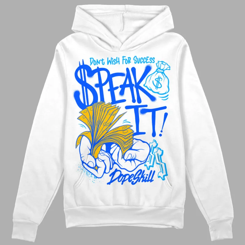 Royal Blue Collection DopeSkill Hoodie Sweatshirt Speak It Graphic sold by DopeSkill