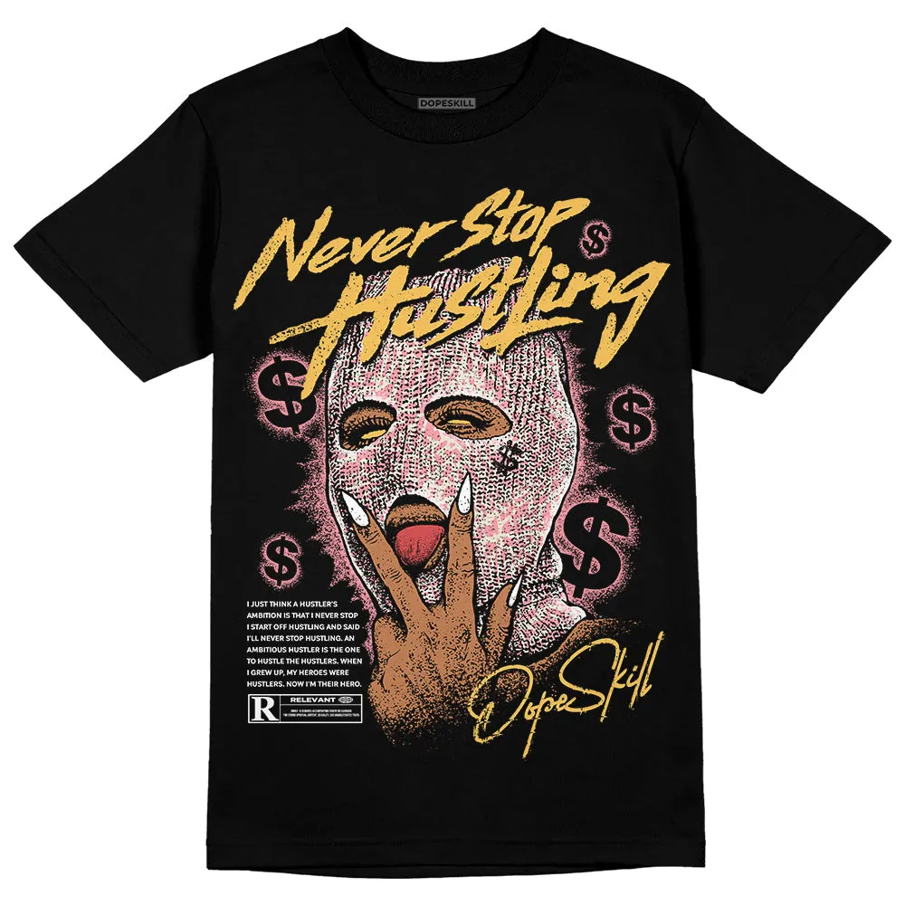 Red Stardust 3s DopeSkill T-Shirt Never Stop Hustling Graphic sold by DopeSkill product image thumbnail 2