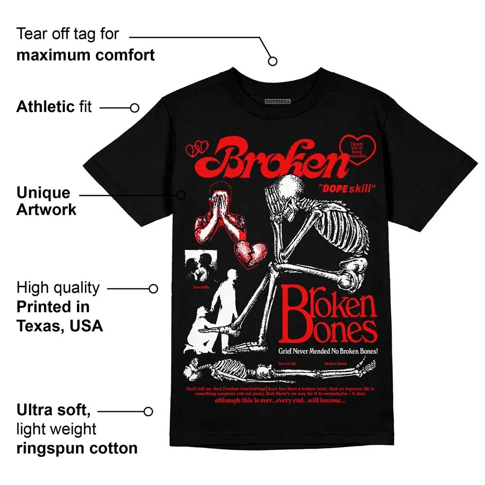 Red Collection DopeSkill T-Shirt Broken Bones Graphic sold by DopeSkill product image thumbnail 3