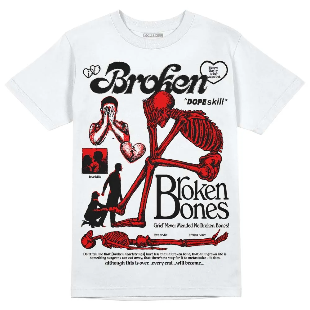 Red Collection DopeSkill T-Shirt Broken Bones Graphic sold by DopeSkill product image thumbnail 2