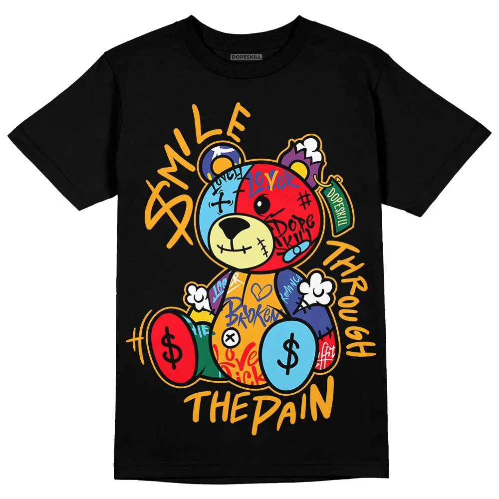 GS 'Six Championships' 1s DopeSkill T-Shirt Smile Through The Pain Graphic sold by DopeSkill