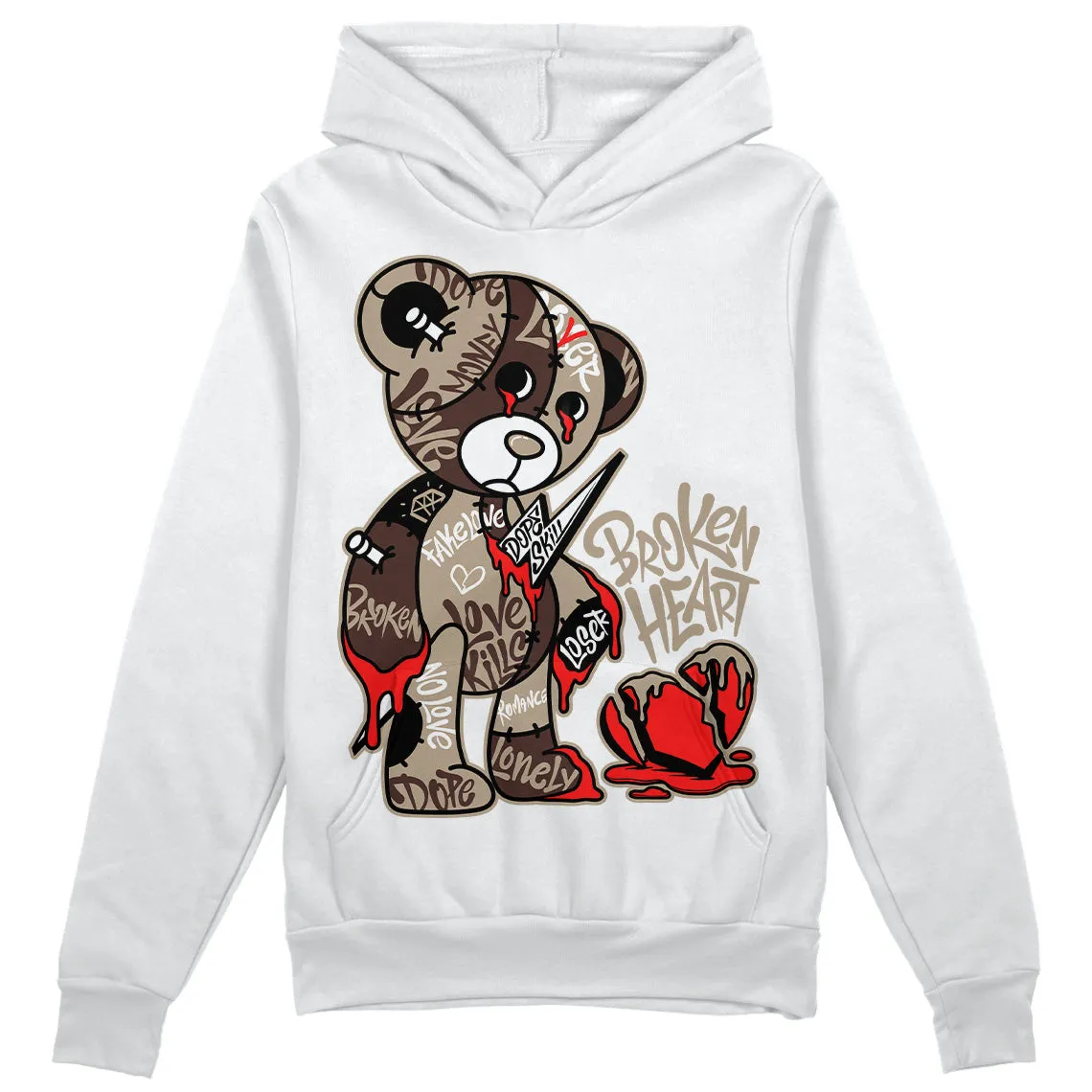 Latte 1s DopeSkill Hoodie Sweatshirt Broken Heart Graphic sold by DopeSkill