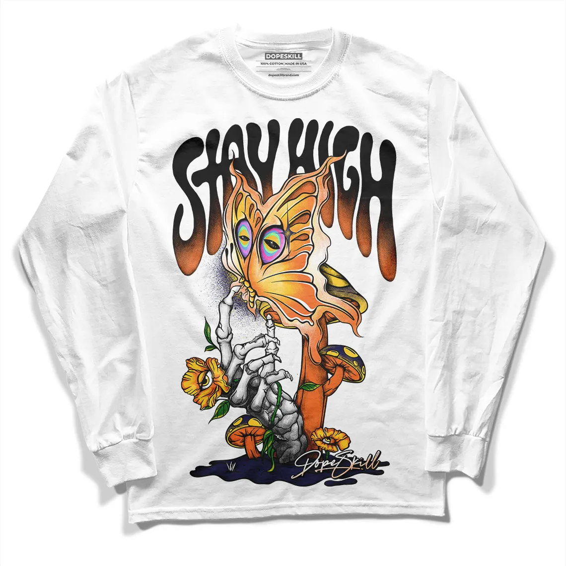 Rio 3s DopeSkill Long Sleeve T-Shirt Stay High Graphic sold by DopeSkill product image thumbnail 2