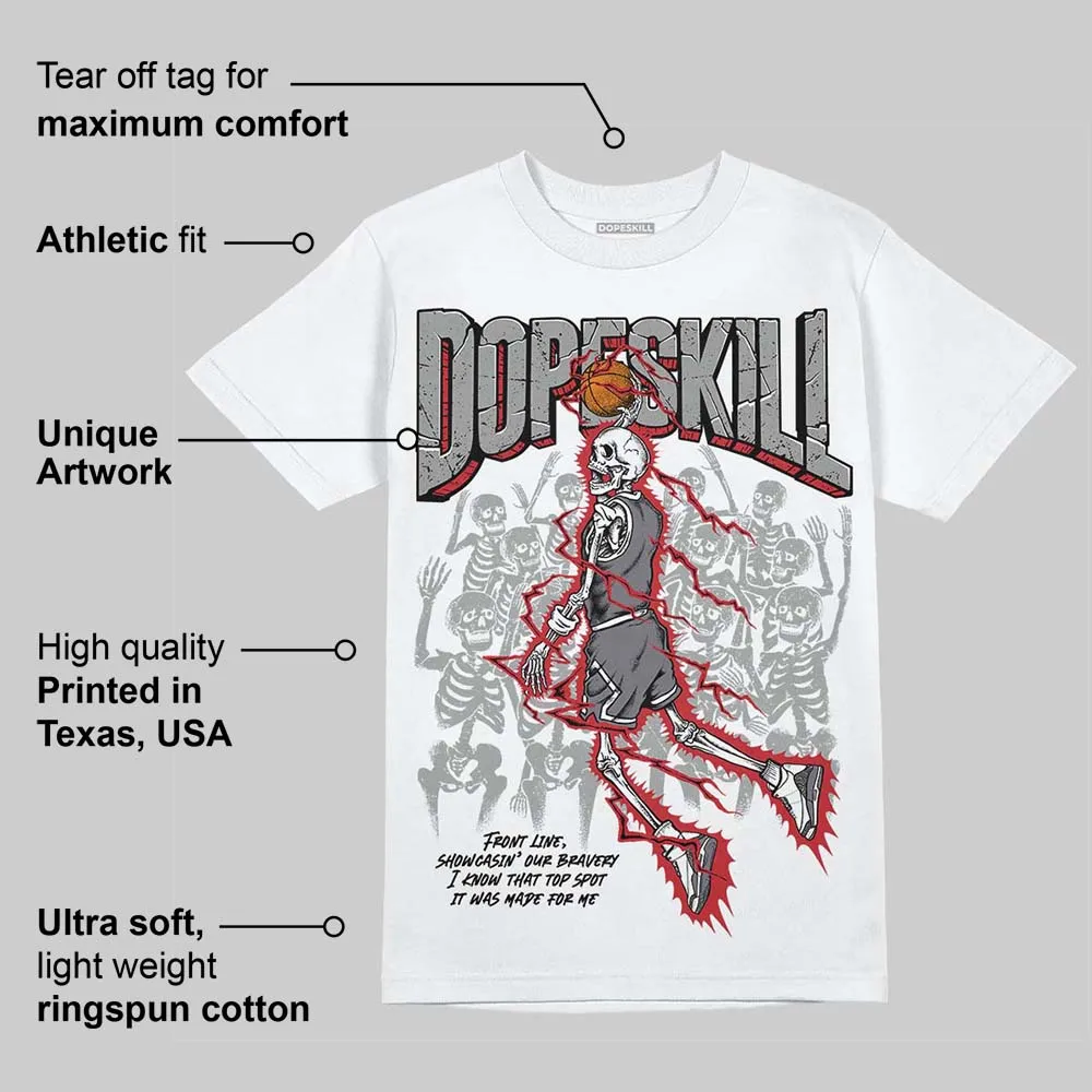 Cement Grey 3s DopeSkill T-Shirt Thunder Dunk Graphic sold by DopeSkill product image thumbnail 3
