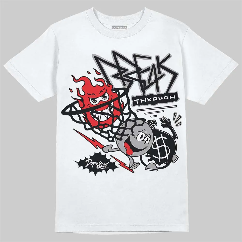 White Thunder 4s DopeSkill T-Shirt Break Through Graphic sold by DopeSkill product image thumbnail 2