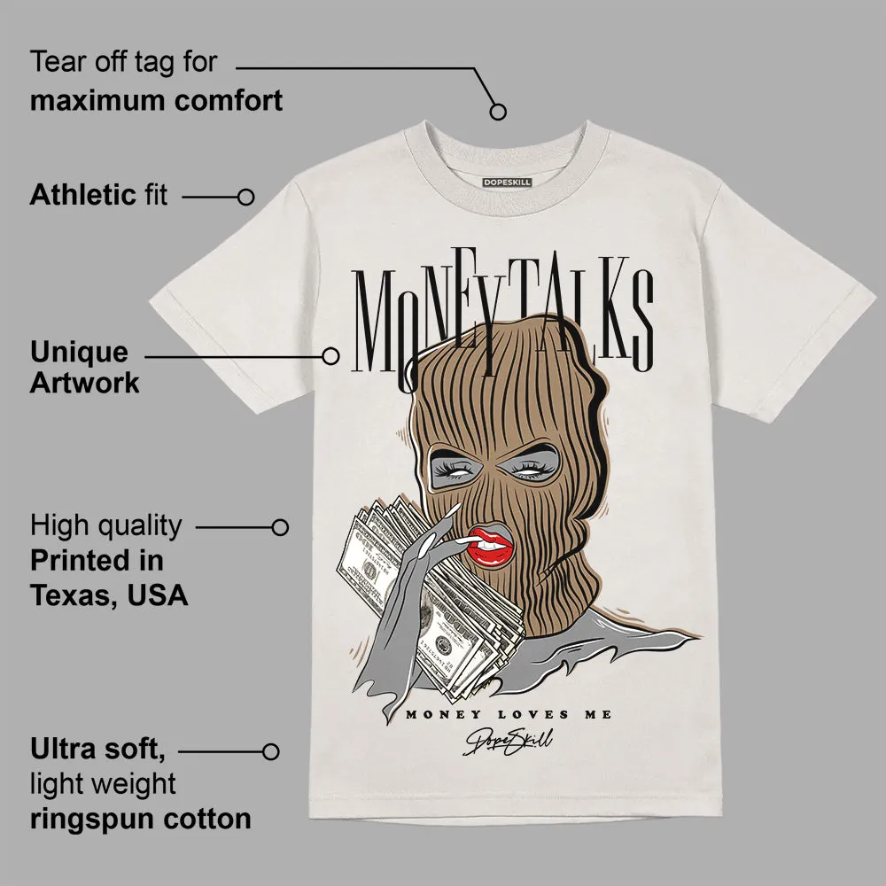 Sail 5s DopeSkill Sand T-shirt Money Talks Graphic sold by DopeSkill product image thumbnail 2
