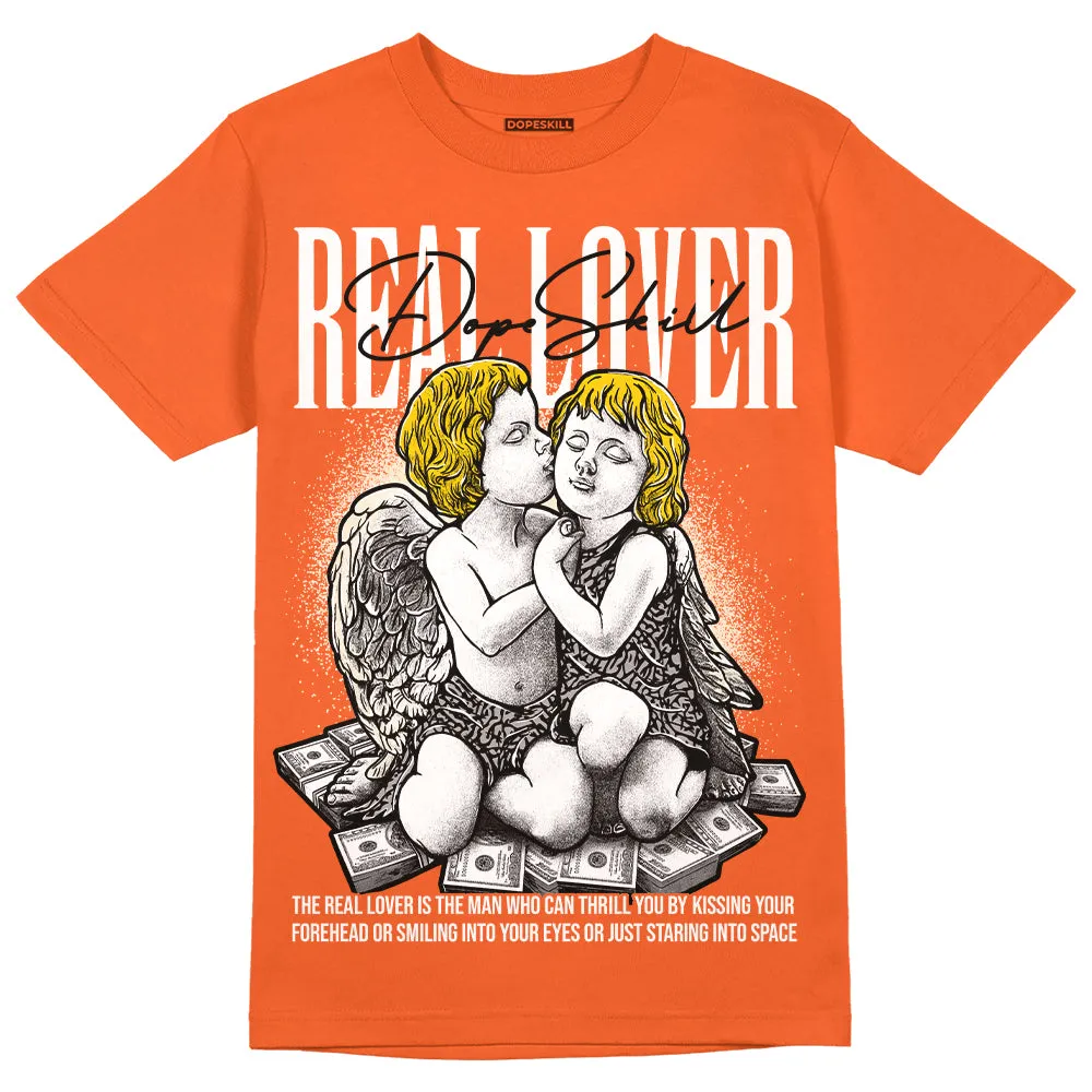 Georgia Peach 3s DopeSkill Orange T-shirt Real Lover Graphic sold by DopeSkill