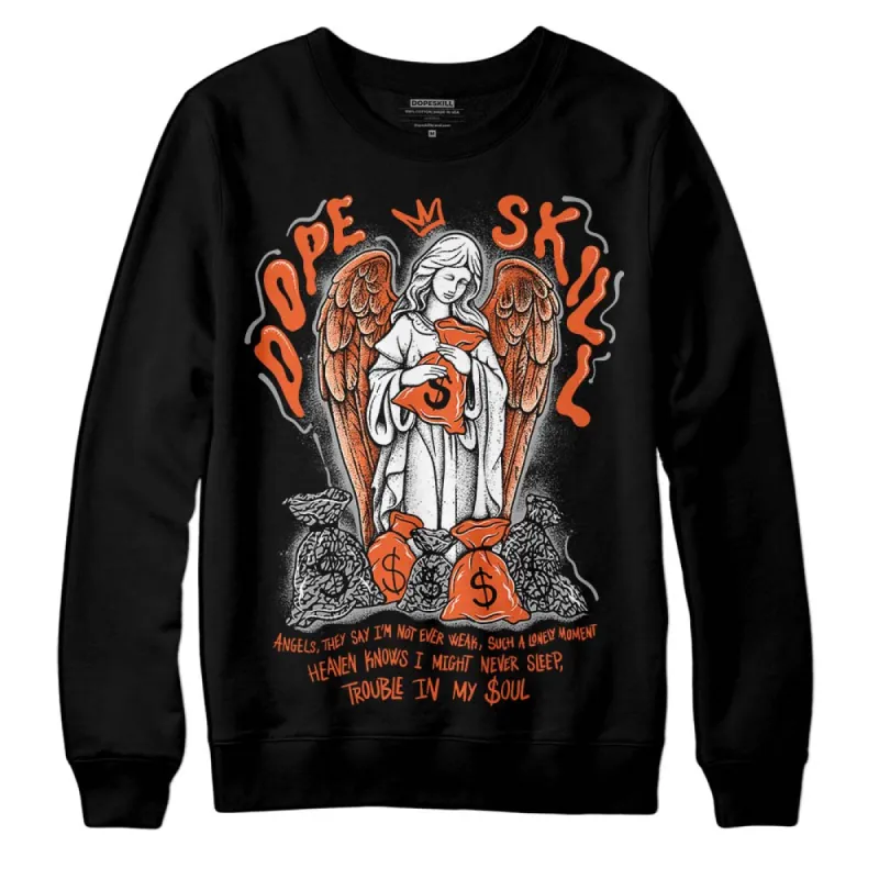 Georgia Peach 3s DopeSkill Sweatshirt Angels Graphic sold by DopeSkill