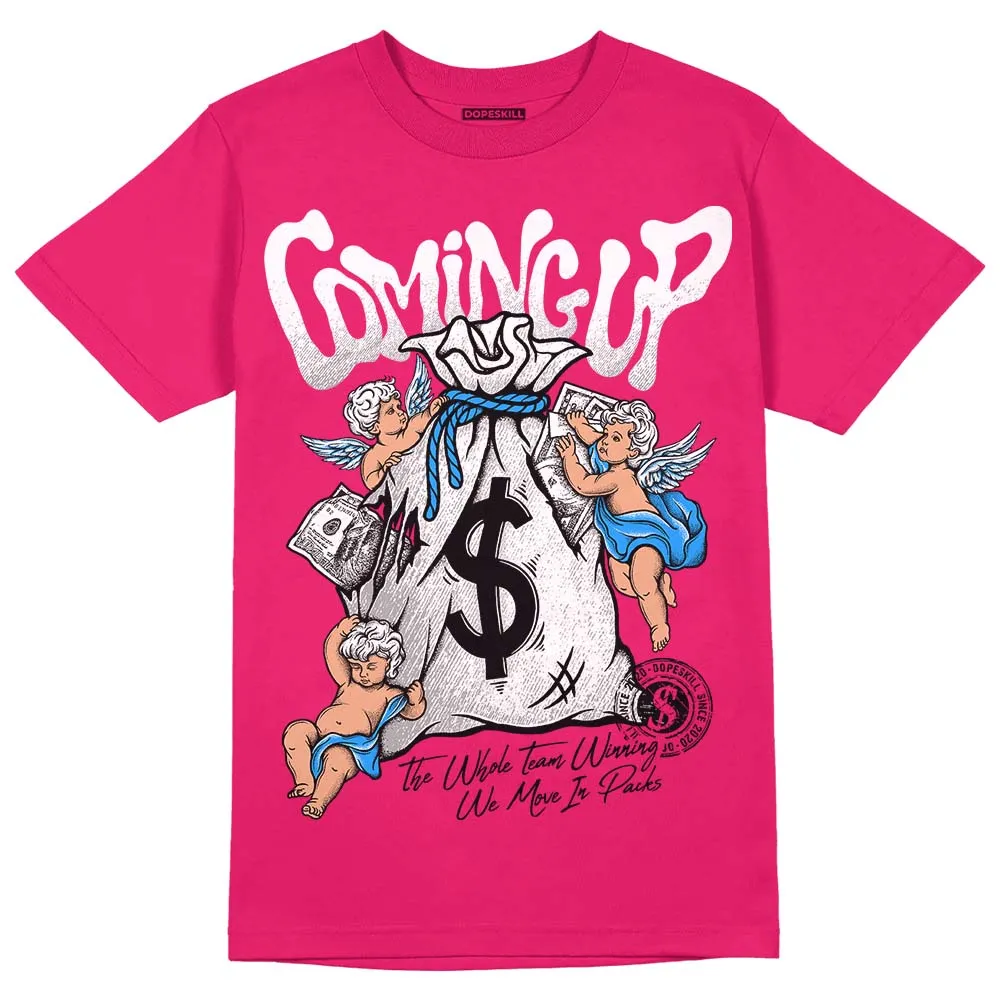 Dunk Obsidian Fierce Pink DopeSkill Pink T-Shirt Money Bag Coming Up Graphic sold by DopeSkill