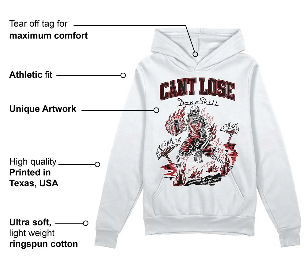 Red Taxi 12s DopeSkill Hoodie Sweatshirt Cant Lose Graphic sold by DopeSkill product image thumbnail 3