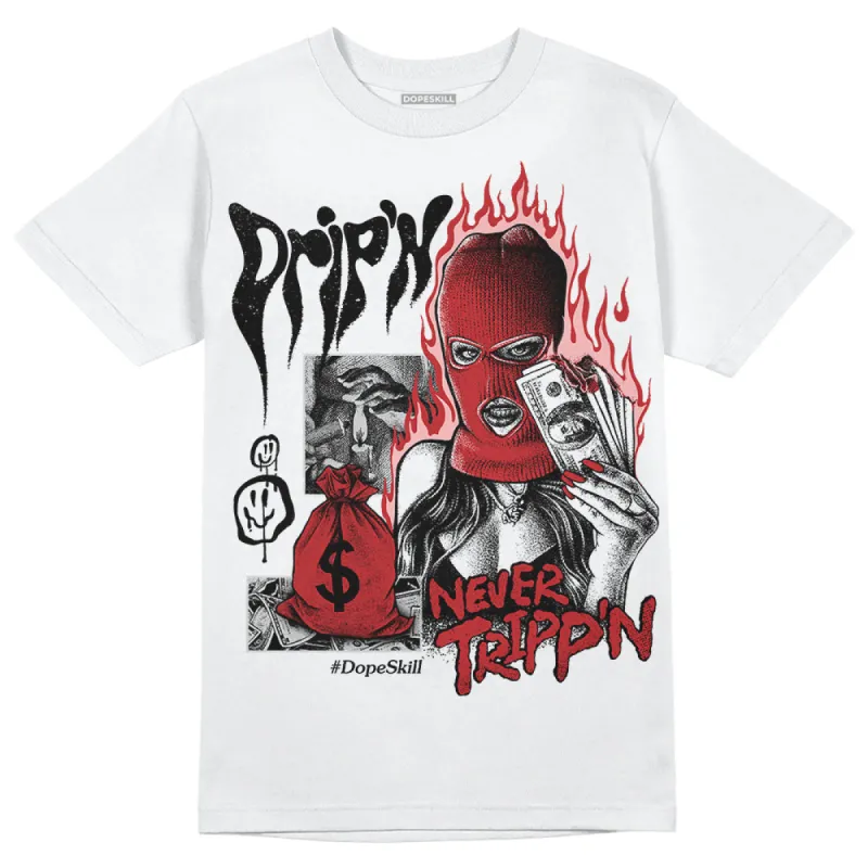 Red Taxi 12s DopeSkill T-Shirt Drip'n Never Tripp'n Graphic sold by DopeSkill