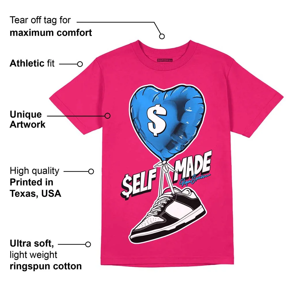Dunk Obsidian Fierce Pink DopeSkill Pink T-Shirt Self Made Graphic sold by DopeSkill product image thumbnail 2