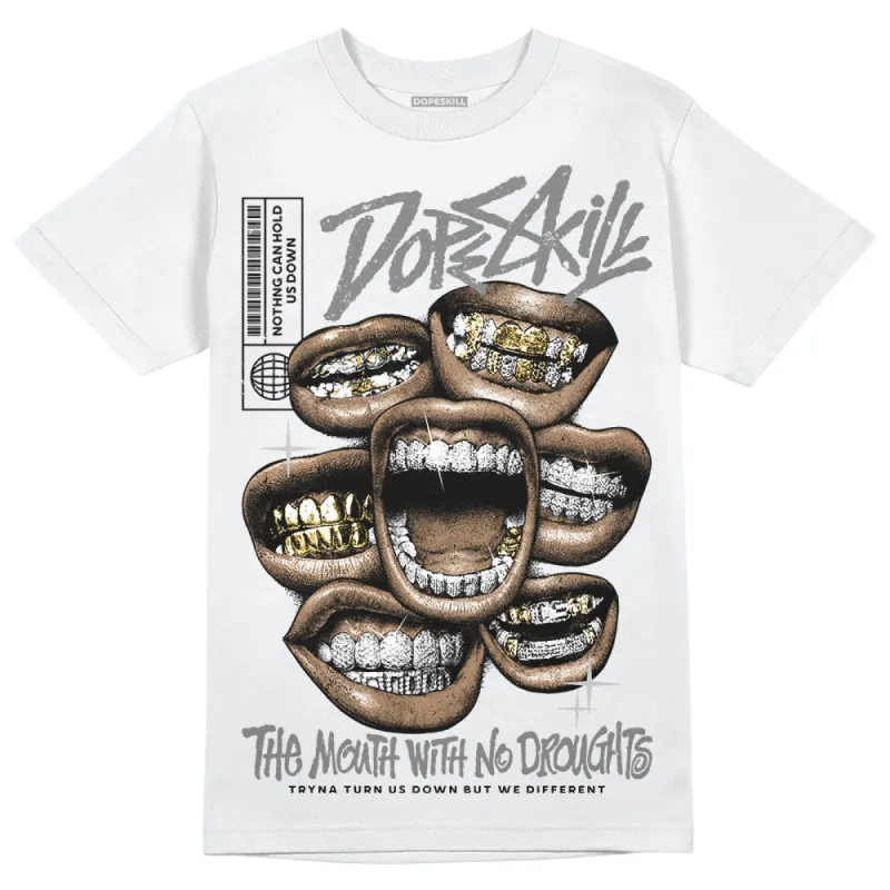 Grey Collection DopeSkill T-Shirt The Mouth With No Droughts Graphic sold by DopeSkill