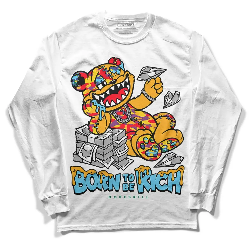 GS 'Six Championships' 1s DopeSkill Long Sleeve T-Shirt Born To Be Rich Graphic sold by DopeSkill product image thumbnail 2