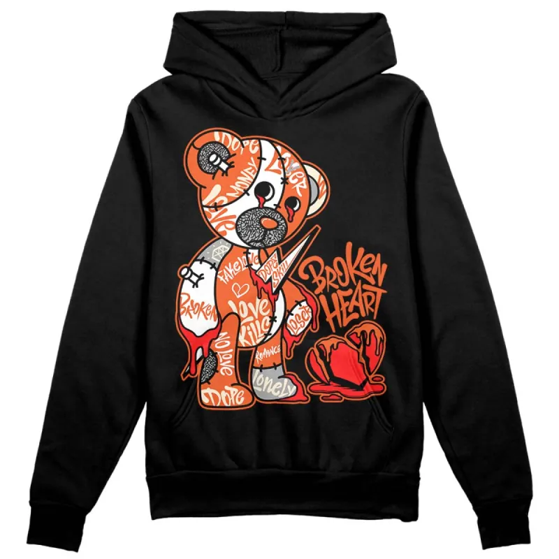 Georgia Peach 3s DopeSkill Hoodie Sweatshirt Broken Heart Graphic sold by DopeSkill