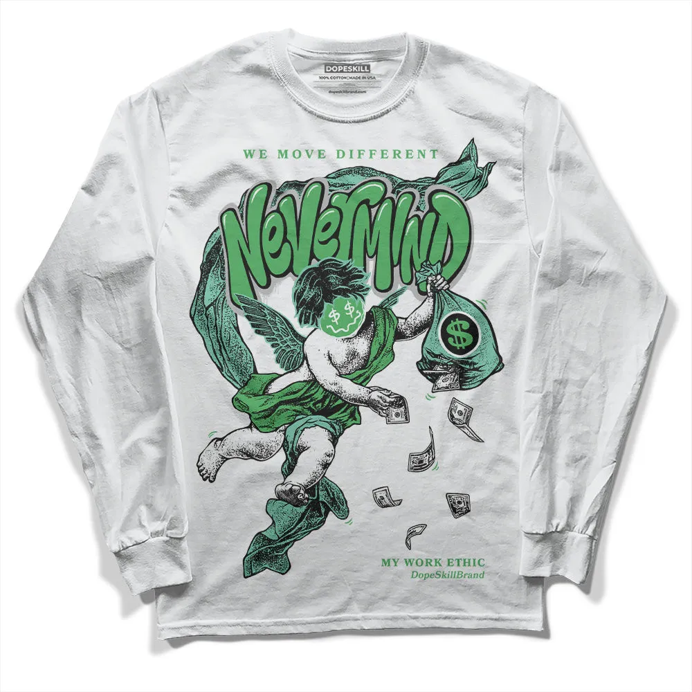 Green Glow 1s DopeSkill Long Sleeve T-Shirt Nevermind Graphic sold by DopeSkill product image thumbnail 2