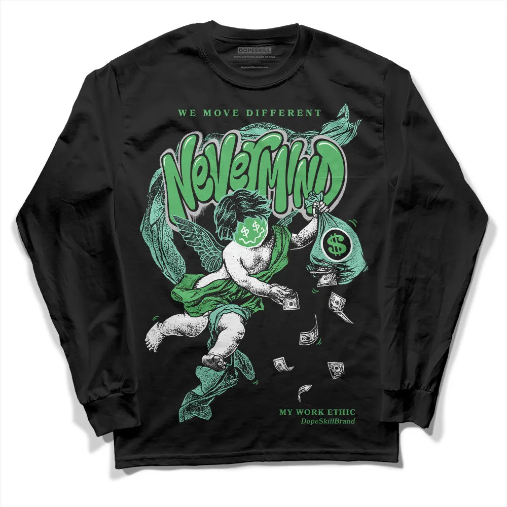 Green Glow 1s DopeSkill Long Sleeve T-Shirt Nevermind Graphic sold by DopeSkill
