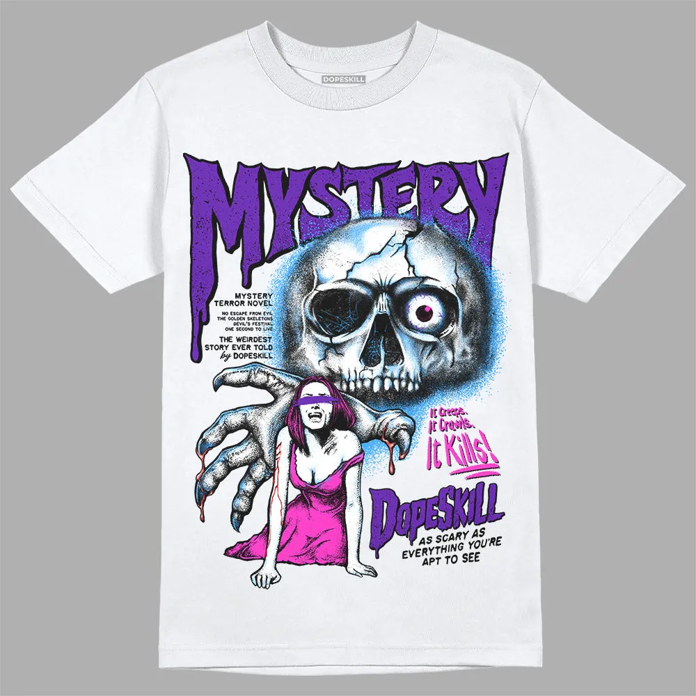 Dunk Purple Championship Court White DopeSkill T-Shirt Mystery Ghostly Grasp Graphic sold by DopeSkill