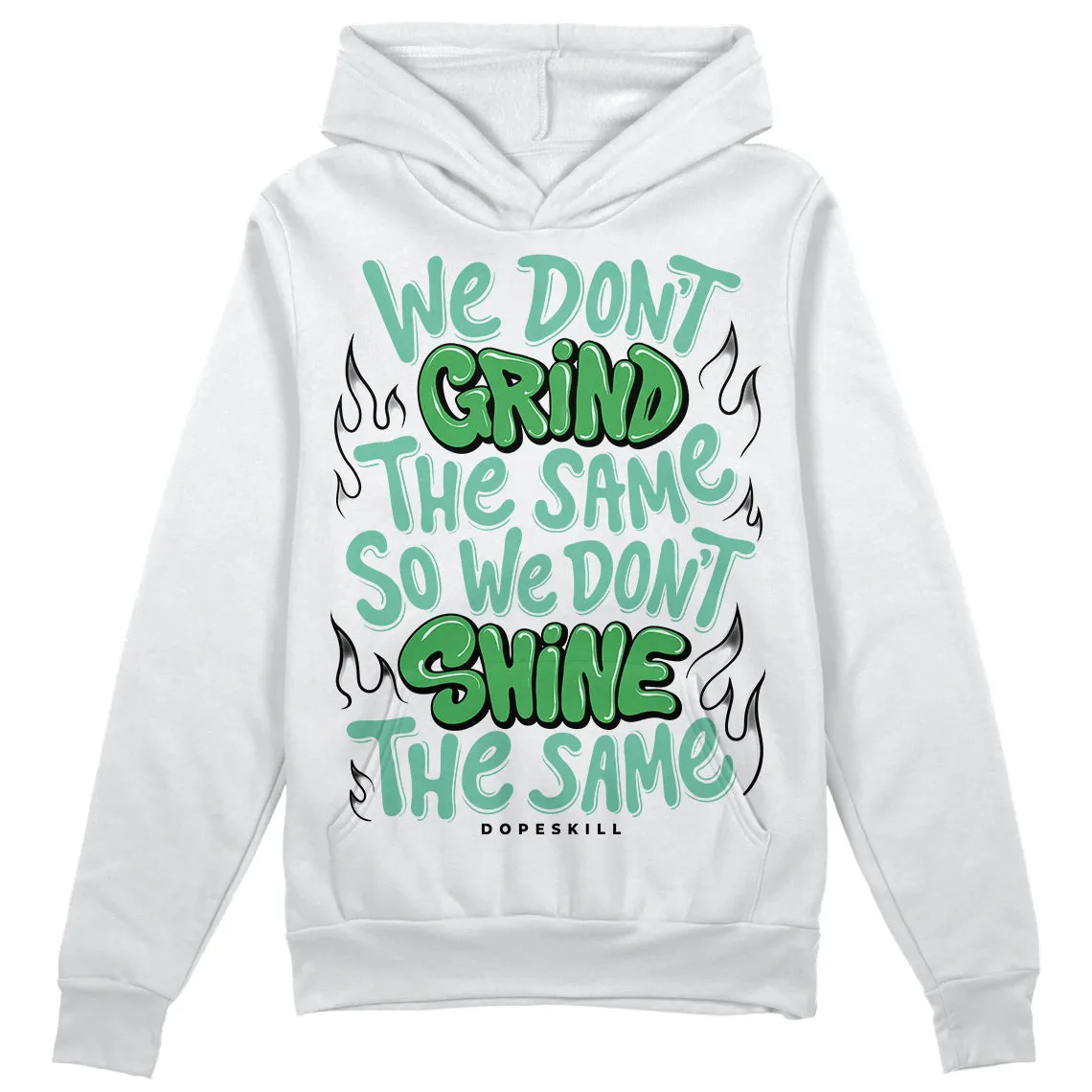 Green Glow 1s DopeSkill Hoodie Sweatshirt Grind Shine Graphic sold by DopeSkill product image thumbnail 2