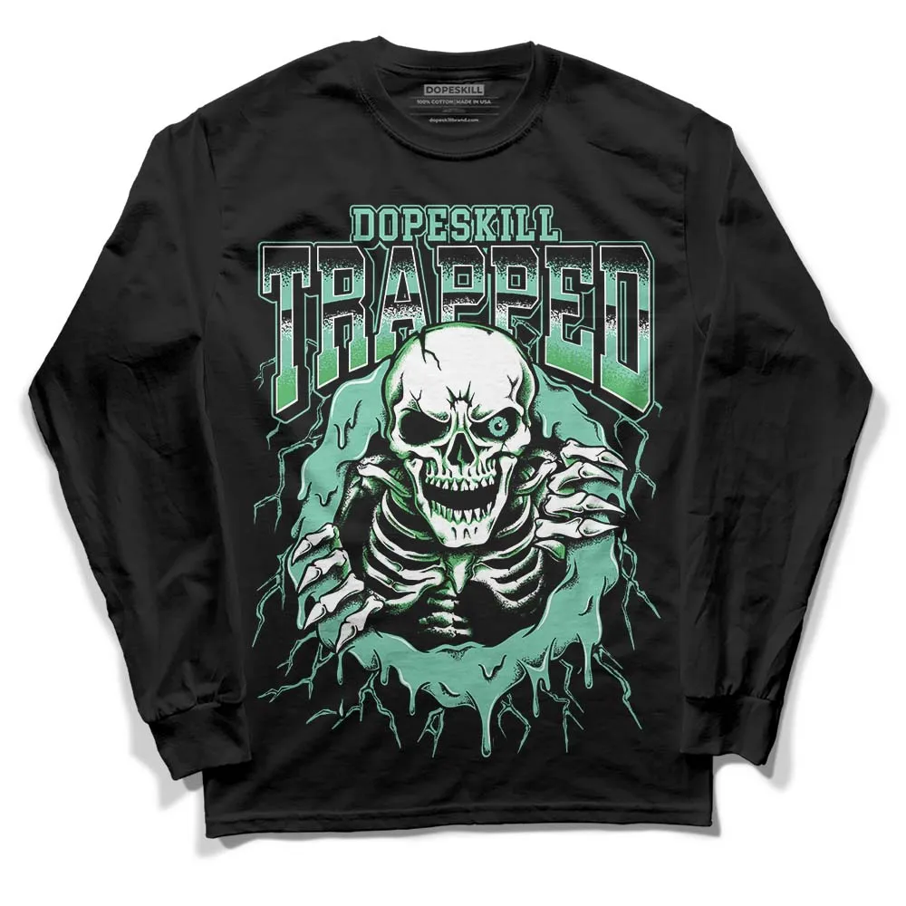 Green Glow 1s DopeSkill Long Sleeve T-Shirt Trapped Halloween Graphic sold by DopeSkill