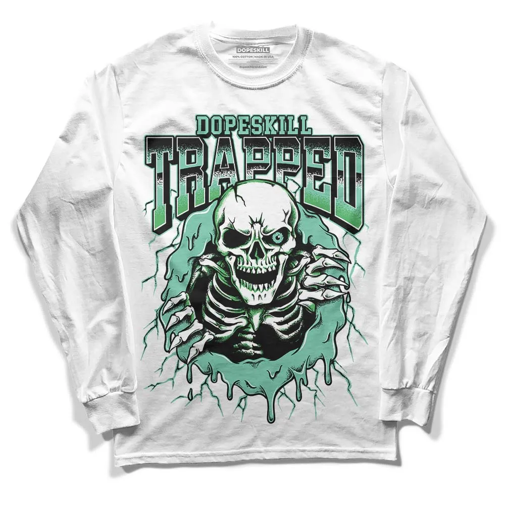Green Glow 1s DopeSkill Long Sleeve T-Shirt Trapped Halloween Graphic sold by DopeSkill product image thumbnail 2