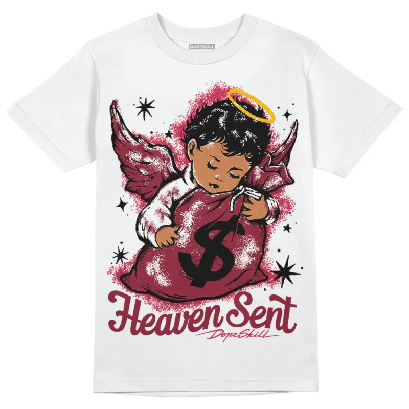 85 Metallic Burgundy 1s DopeSkill T-Shirt Heaven Sent Graphic sold by DopeSkill