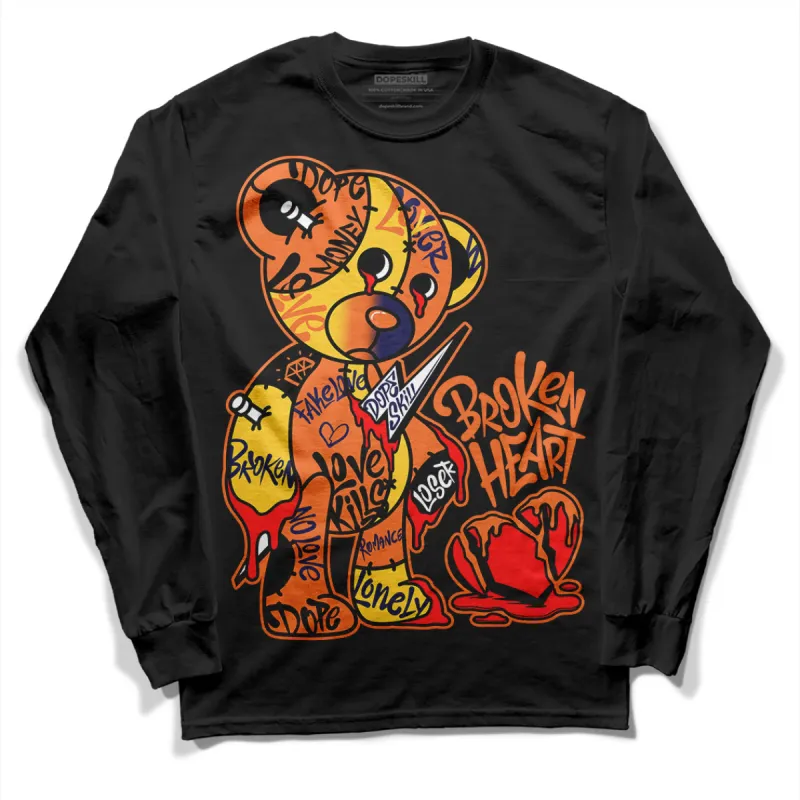 Rio 3s DopeSkill Long Sleeve T-Shirt Broken Heart Graphic sold by DopeSkill