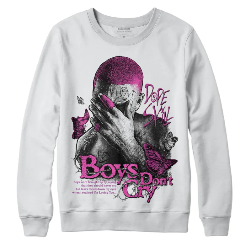 Hyper Violet 4s DopeSkill Sweatshirt Boys Don't Cry Graphic sold by DopeSkill