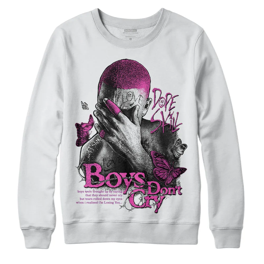 Hyper Violet 4s DopeSkill Sweatshirt Boys Don't Cry Graphic sold by DopeSkill