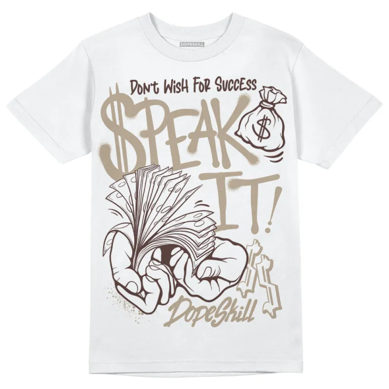 Latte 1s DopeSkill T-Shirt Speak It Graphic sold by DopeSkill