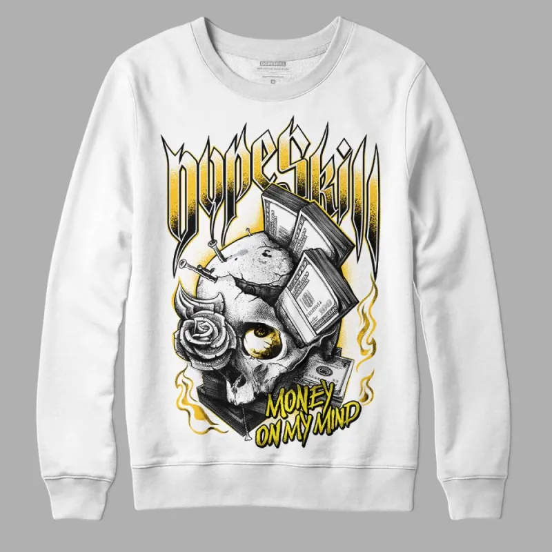 Vivid Sulfur 4s DopeSkill Sweatshirt Money On My Mind Graphic sold by DopeSkill