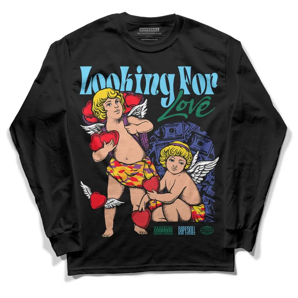 GS 'Six Championships' 1s DopeSkill Long Sleeve T-Shirt Looking For Love Graphic sold by DopeSkill