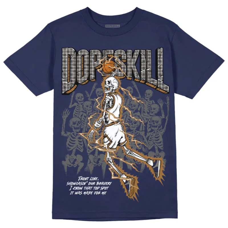 Dunk Premium Tweed Corduroy DopeSkill Navy T-shirt Thunder Dunk Graphic sold by DopeSkill