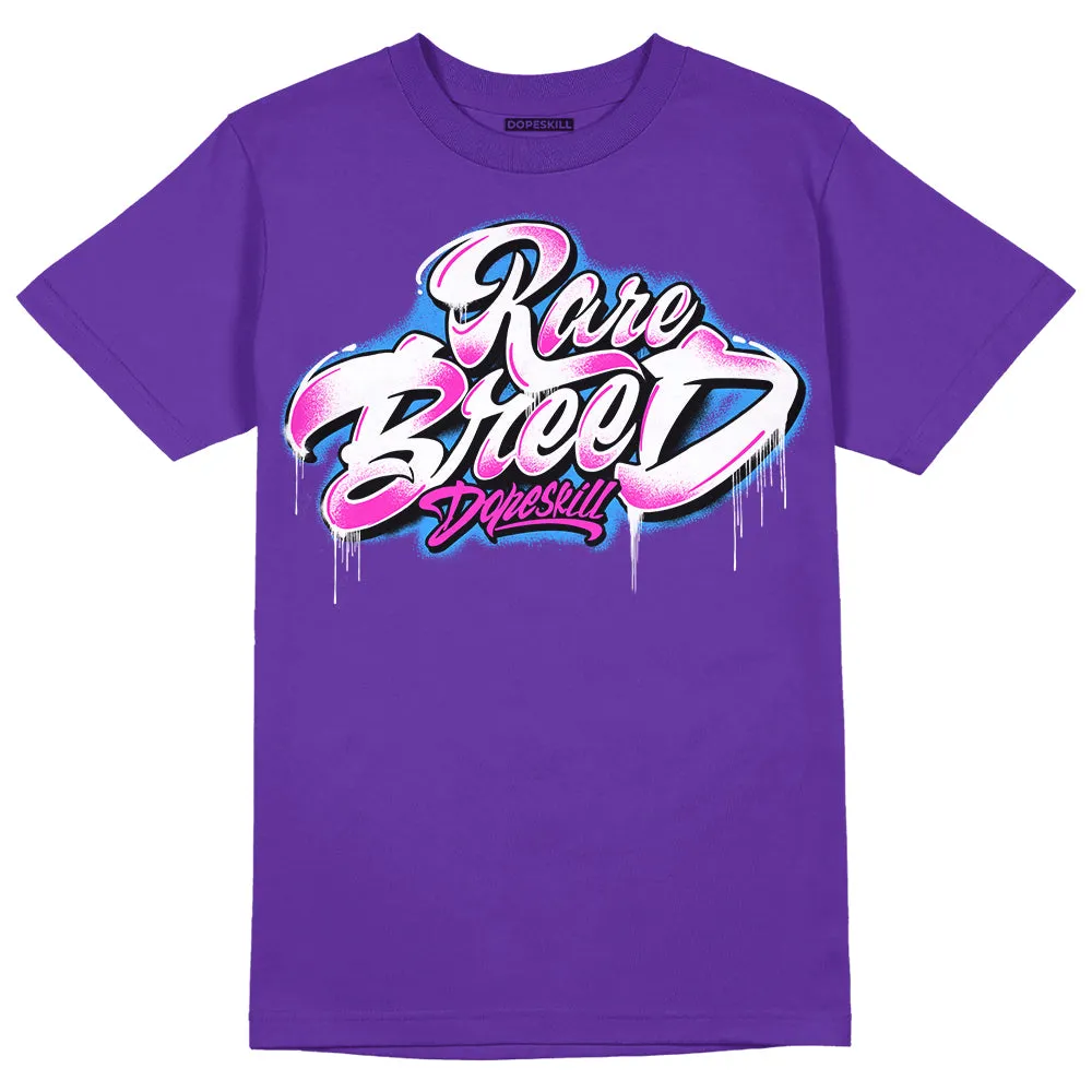 Dunk Purple Championship Court White DopeSkill Purple T-shirt Rare Breed Type Graphic sold by DopeSkill
