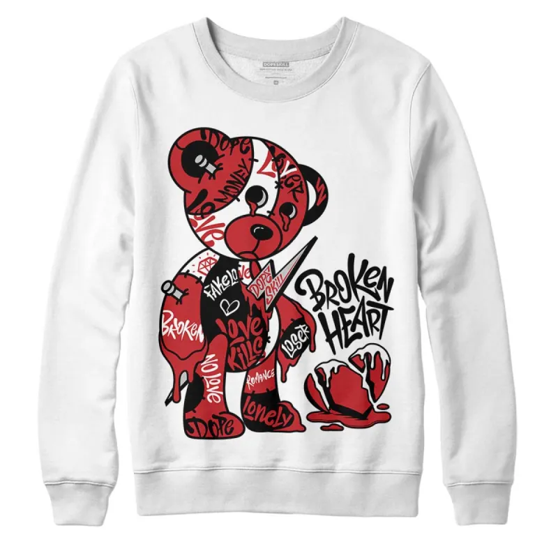 Red Taxi 12s DopeSkill Sweatshirt Broken Heart Graphic sold by DopeSkill