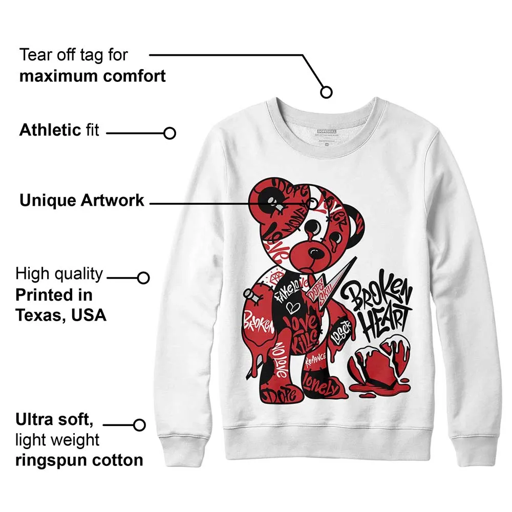 Red Taxi 12s DopeSkill Sweatshirt Broken Heart Graphic sold by DopeSkill product image thumbnail 3