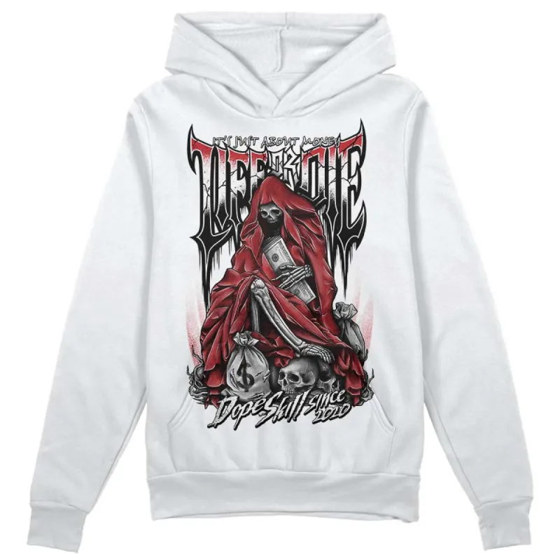 Red Taxi 12s DopeSkill Hoodie Sweatshirt Life or Die Graphic sold by DopeSkill