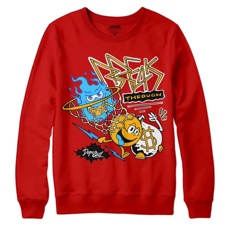 Red Collection DopeSkill Red Sweatshirt Break Through Graphic sold by DopeSkill
